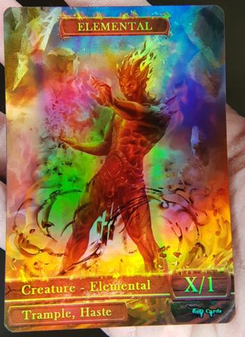 Foil Red Elemental #14